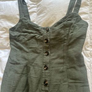 Sage green romper